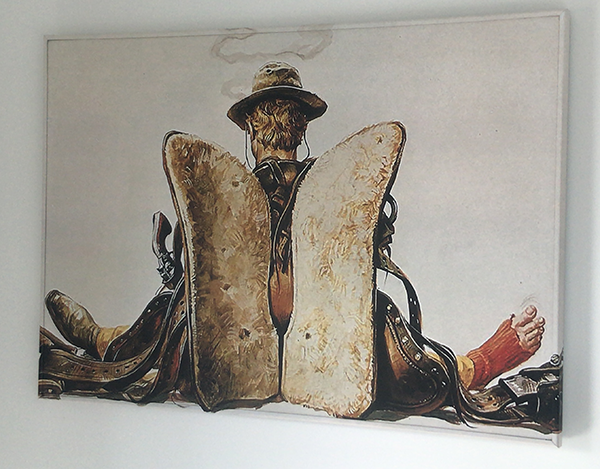 luxe spandoek peesframe
